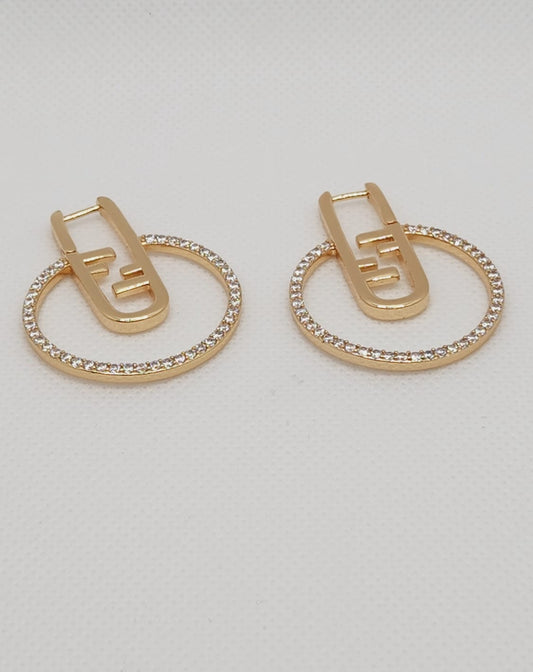 BOUCLE D'OREILLE FIDÉLIA GLAMOUR 18K