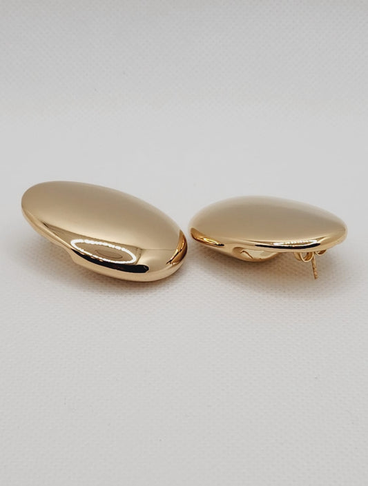 BOUCLES D'OREILLES LIZA TENDANCE PLAQUÉ OR 18k