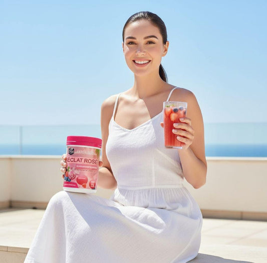 PEPTIDE DE COLLAGENE MARIN A BASE DE FRAISE