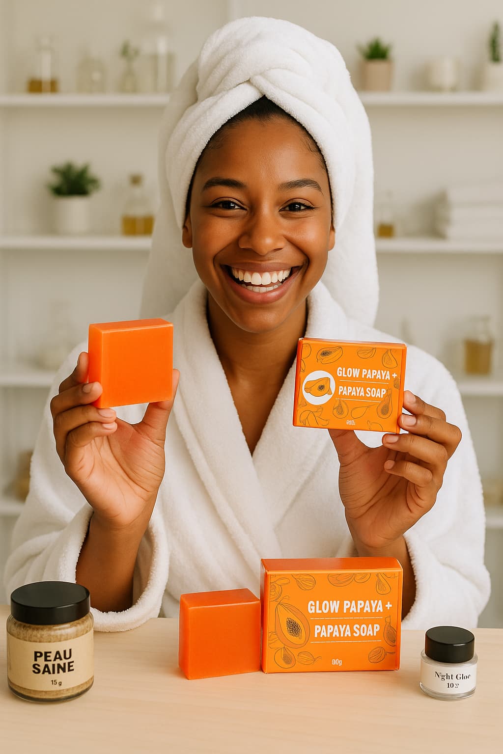 SAVON GLOW PAPAYE+ & VITAMINE C - 150G